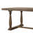 Bernard Weathered Oak Finish Dining Table-1748243613-1748243586