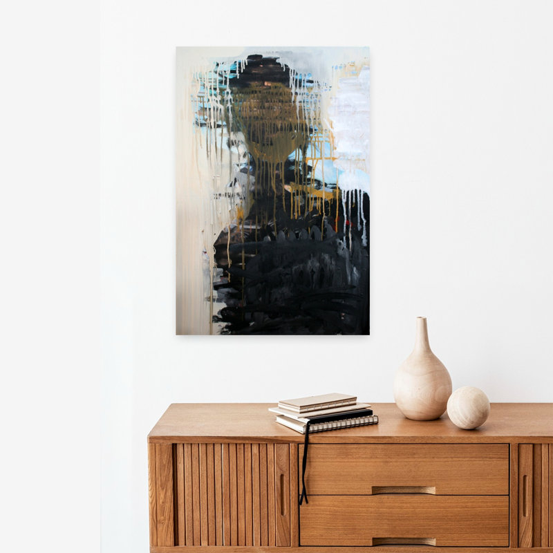 Art contemporain, art abstrait, H 24 po x l 16 po
