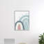 «Blue Double Rainbow Abstract Soft Neutral Sky» par Kali Wilson - Peinture-62162785-62162788