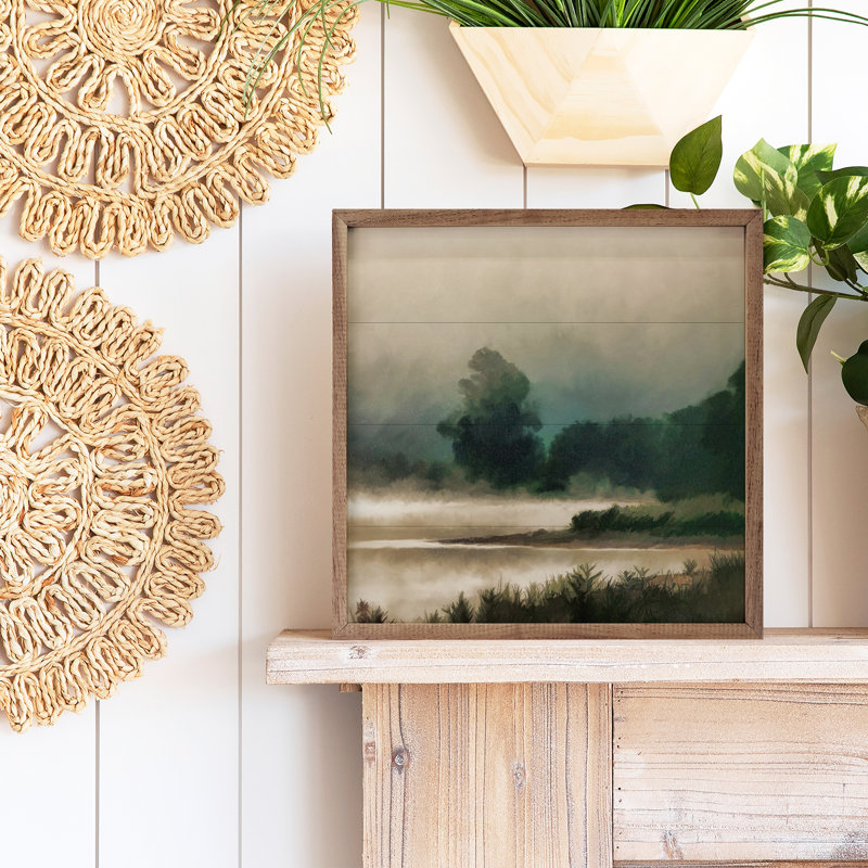 Peinture de paysage rétro, H 24 po x l 24 po x P 1 po