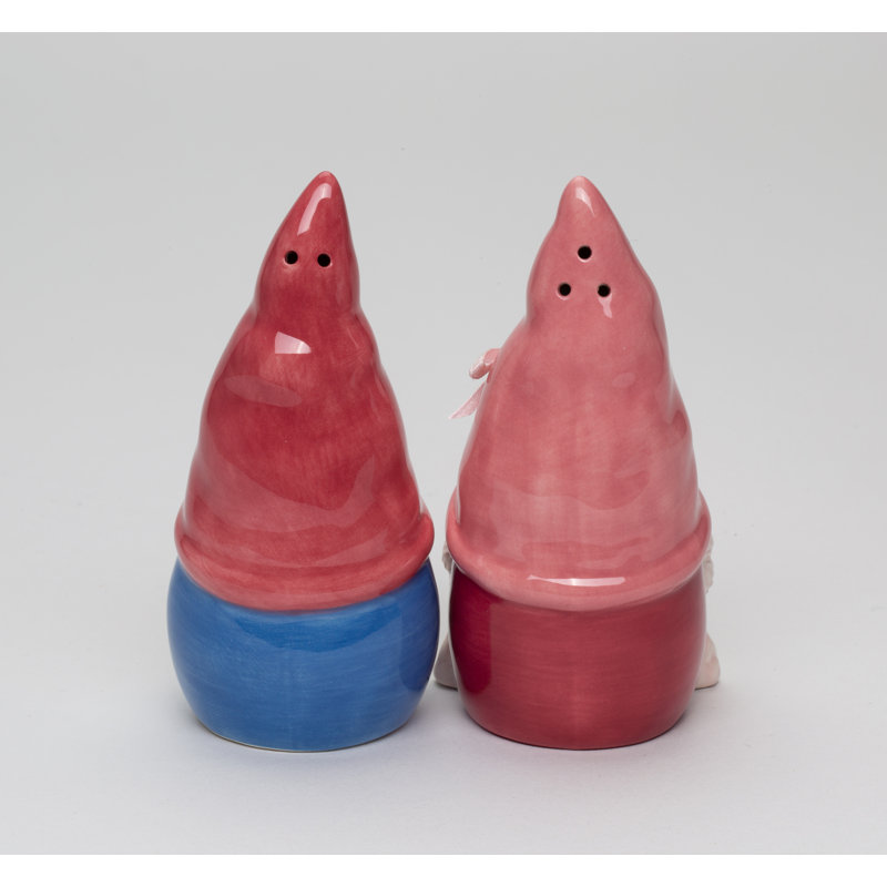 Gnome de la Saint-Valentin avec cœur sel et poivre
