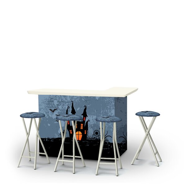 Bless International Halloween Haunted House 5-piece Bar Set 