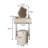 23.62"Cream-style Compact Solid Wood Vanity Table