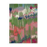 Wilderness Hand Tufted Wool/Viscose Abstract Area Rug in Peridot/Emerald