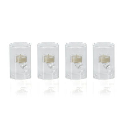 Kelly Glass Tabletop Tealight Holder