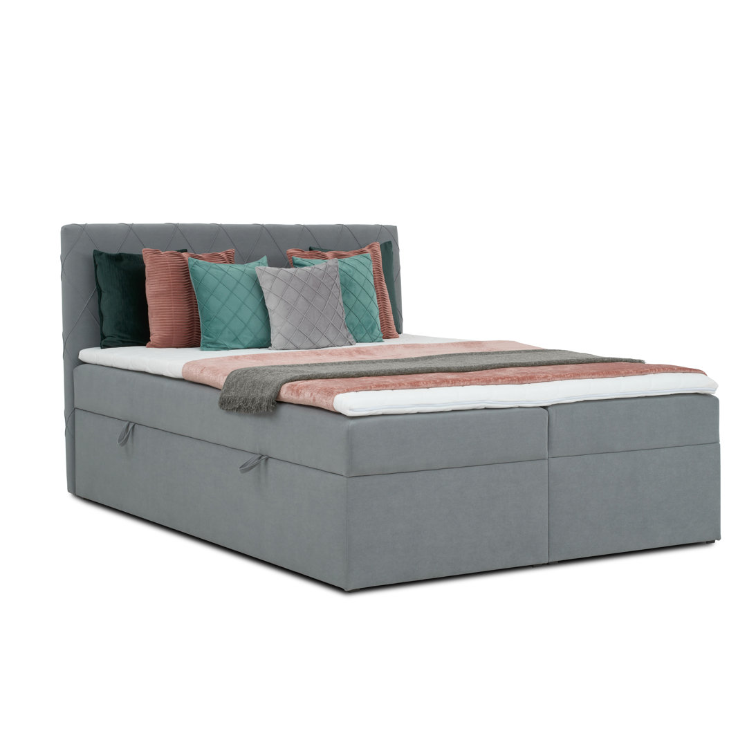 Boxspringbett Barhill mit Topper und Stauraum