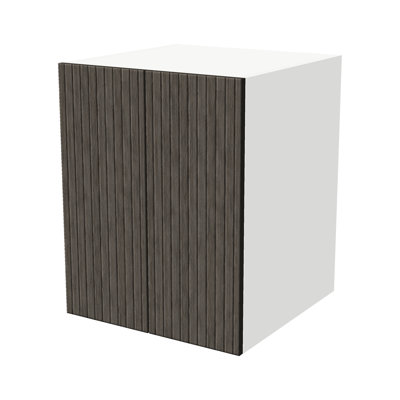 Kindwood Signature Reeded 18 W x 24 D Ready-to-Assemble Plywood Standard Pantry Top Cabinet