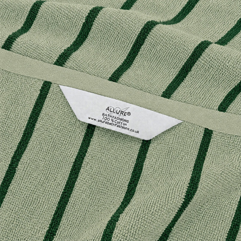 100% Cotton Midweight Bath Sheet, Green
