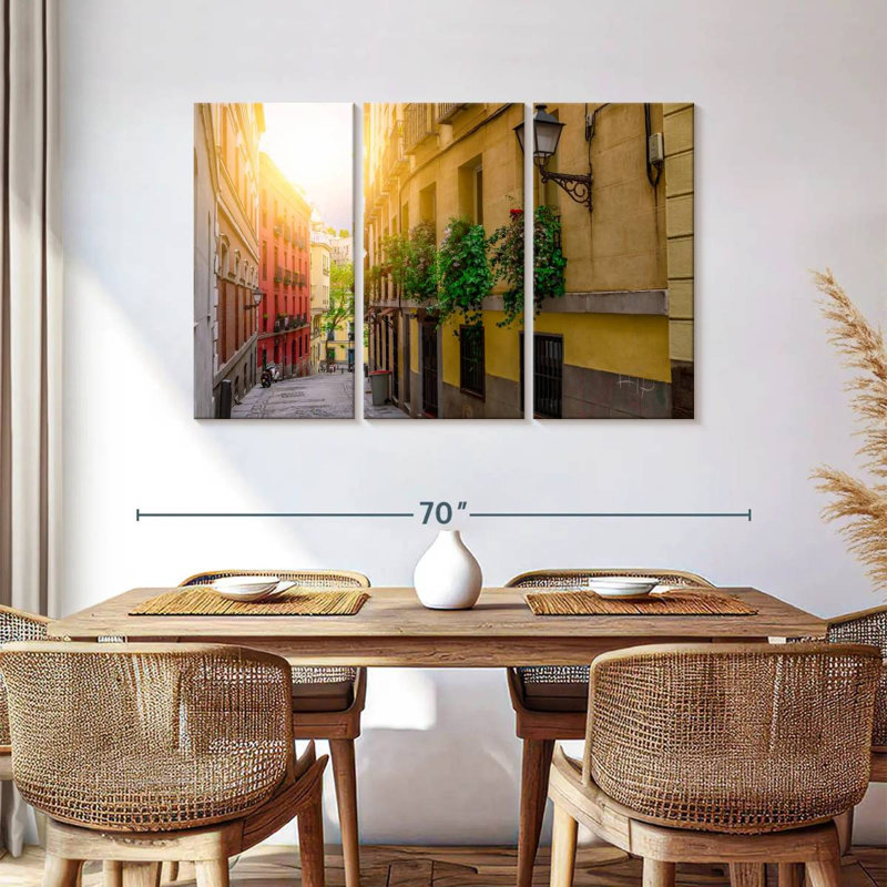 Madrid Old Street, 36" H x 57" W