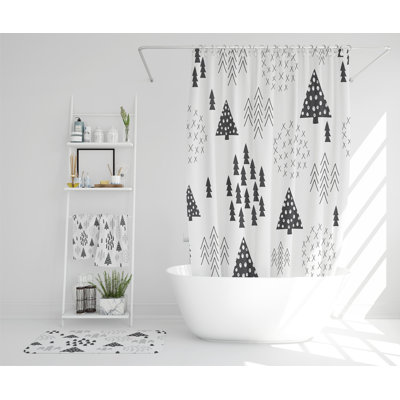 Lulie Polyester Shower Curtain Set