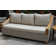 Carlton 78'' High-Density Polyethylene (HDPE) Wicker Outdoor Patio Sofa with Sunbrella® Cushions
