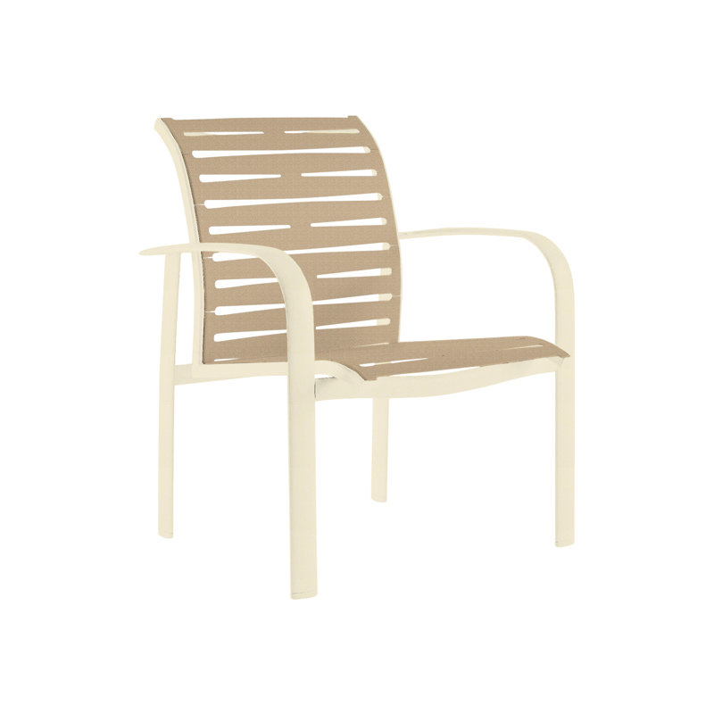 Laguna Beach Outdoor Dining Armchair, Sonora, Shell