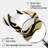 Golden Circular Universe VII - Geometric Asymmetrical Mirror, Black Cloud Unique Wall Mirror, Printed Metal Art-1499388241