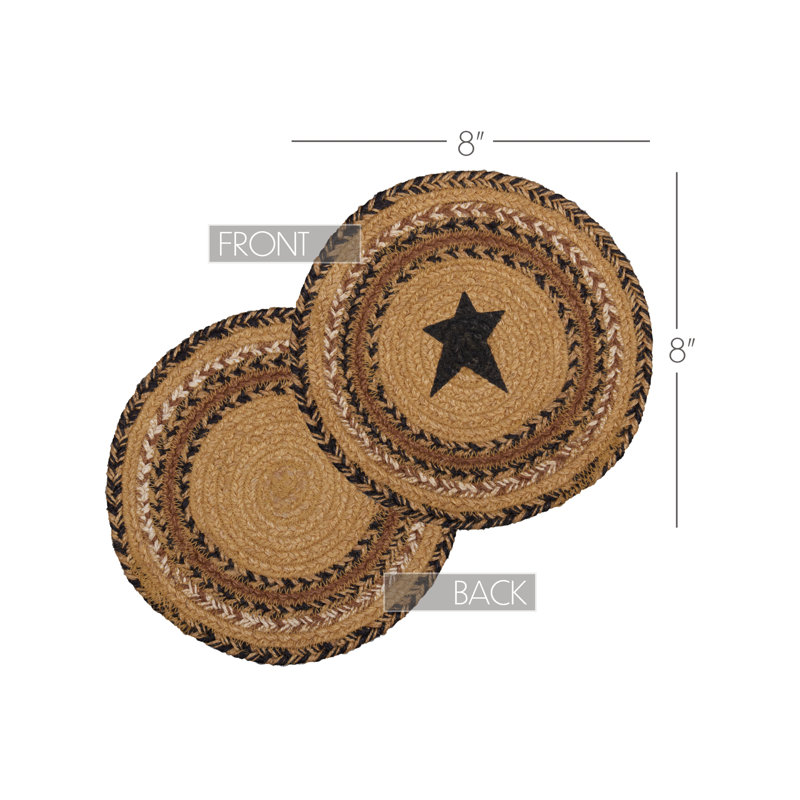 Kettle Grove Jute Round 1 Piece Trivet