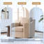 Fauteuil pivotant rembourré avec dossier large et coussin Bronnen-123469995