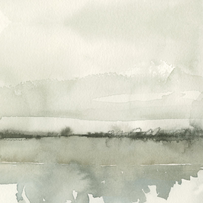 Winter Reflections II by Emma Caroline - Wrapped Canvas Painting, 51cm H x 51cm W x 3.8cm D