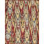 Jazz Handmade Wool Ikat and Damask Area Rug