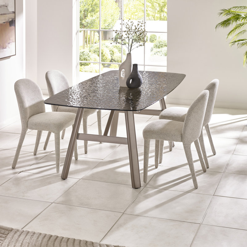 49.5cm H Upholstered Side Chair, Beige