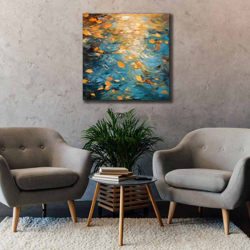 «Autumn Nostalgia 2 of 4» par Cameron Gray, art mural sur toile, H 37 po x l 37 po x P 1,5 po