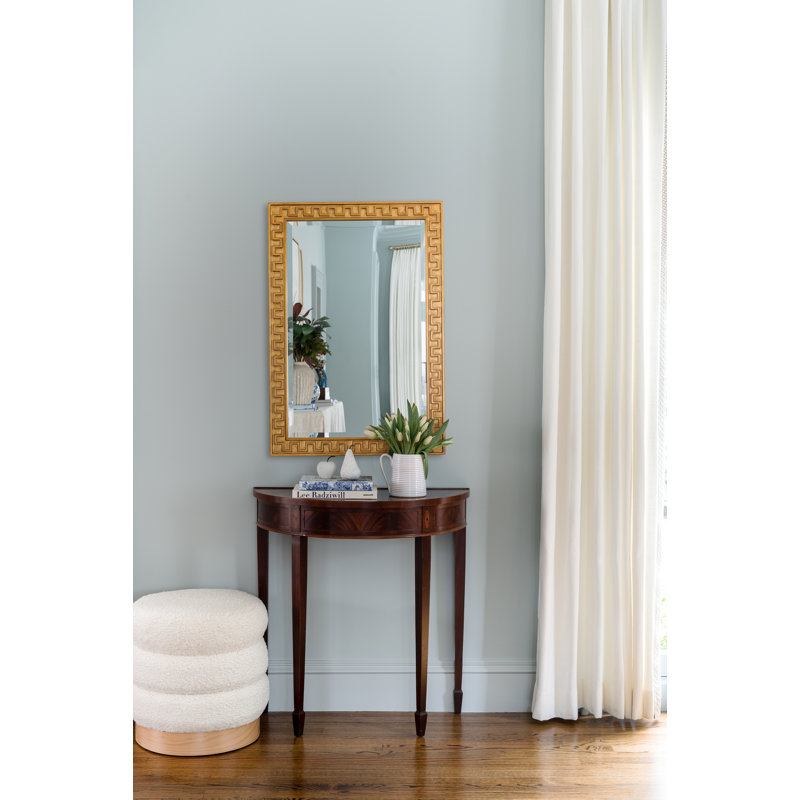 Greek Key Wall Mirror by Erin Gates, Gold