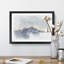 Moody Winter Mountain in Austria - Picture Frame Graphic Art Print-55732171-55732173