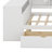 Daybed With 2 Drawers And Cabinets Shelves, Storage Bookcase, Built-In Removable Desk-1805524317-1805524316