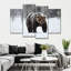 «Winter Grizzly Bear», reproduction d'art sur toile-92828983