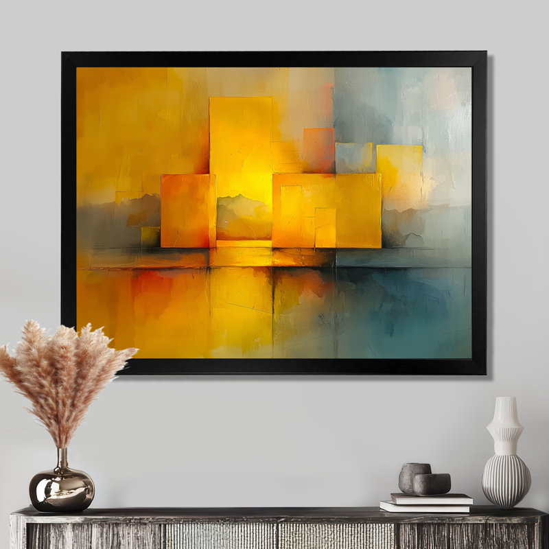 Wendland - Abstract Wall Art, Reproduction encadrée d'une seule photo, Noir, noir, noir, noir, H 12 po x l 20 po