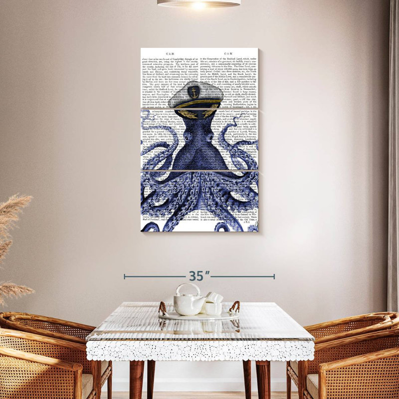 Brampt Captain Octopus, 32" H x 20" W