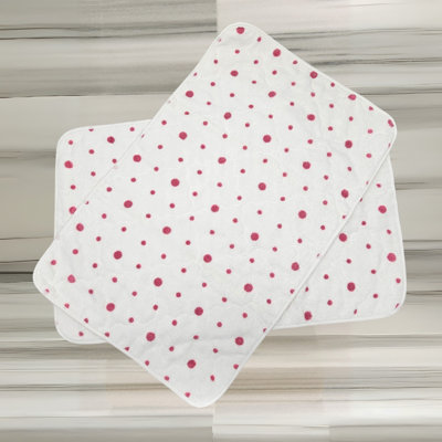 Tapis de bain matelassé Whimsical Dots
