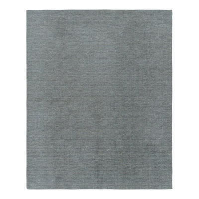 Rug & Kilim’S Modern Textural Rug In Gray Tones & Striae