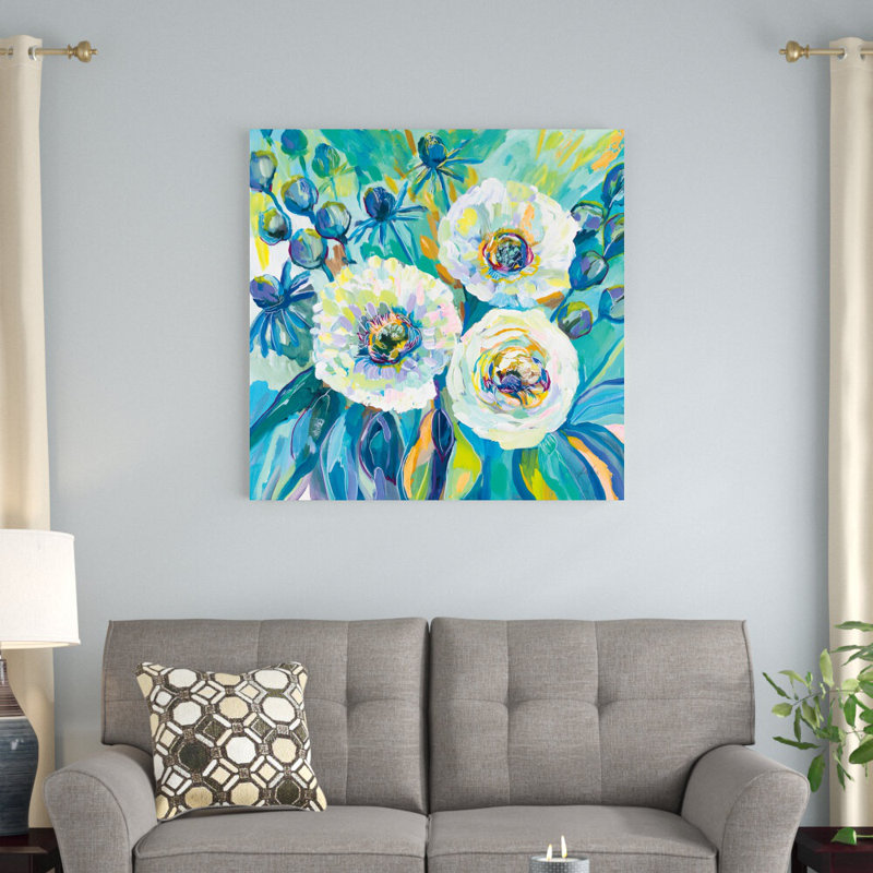 «Floral Elation» par Jeanette Vertentes - impression, H 36 po x l 36 po