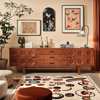 Retro living room TV cabinet