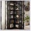 78.7 Inch Tall 7-Tier Industrial Corner Bookshelf with Spacious Shelves and Modern Design, Perfect for Home and Office Use