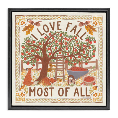 «Love Fall Scenery», art mural encadré par Laura Marshall