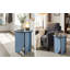 Table de bout Modern Modern - Table d'appoint en bois pour le salon, la chambre à coucher ou le bureau, table de chevet compacte pour petits espaces - Bleu-445641525