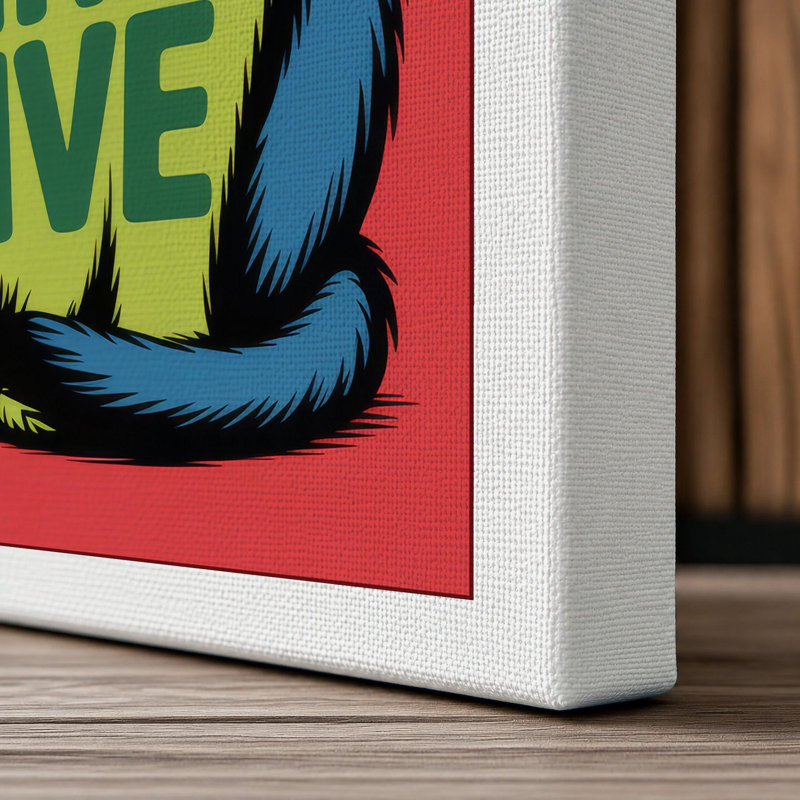 Love Being Alive Modern - Wrapped Canvas, 18x12 - 45.7 x 30.5 cm, White Border
