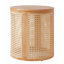Table d'appoint charmante avec finition en bois naturel-2143171397