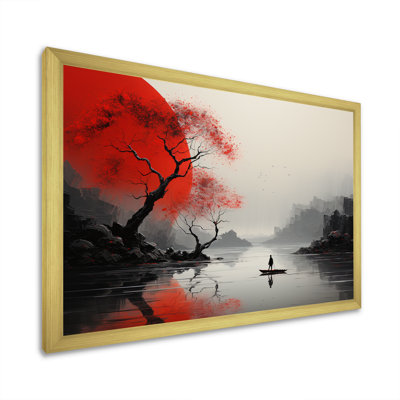 Art japonais sur toile japonais, "Silence Valley"