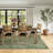 Vintage Tribal Cashmere Washable Area Rug - Soft Full-Cover Design for Living Room, Bedroom, or Study Decor-118647229