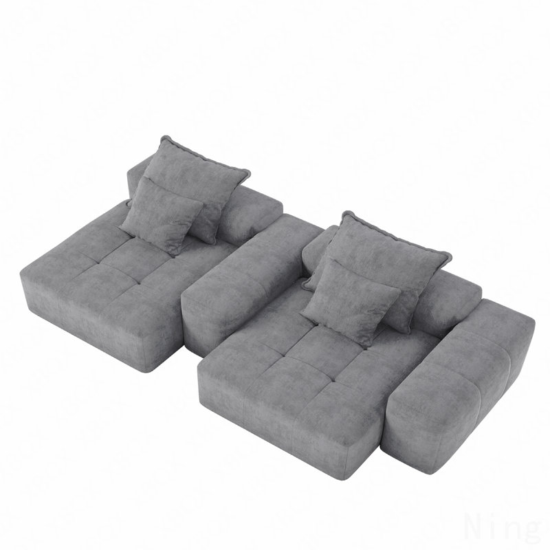 Canapé modulaire surdimensionné Modern, Gris