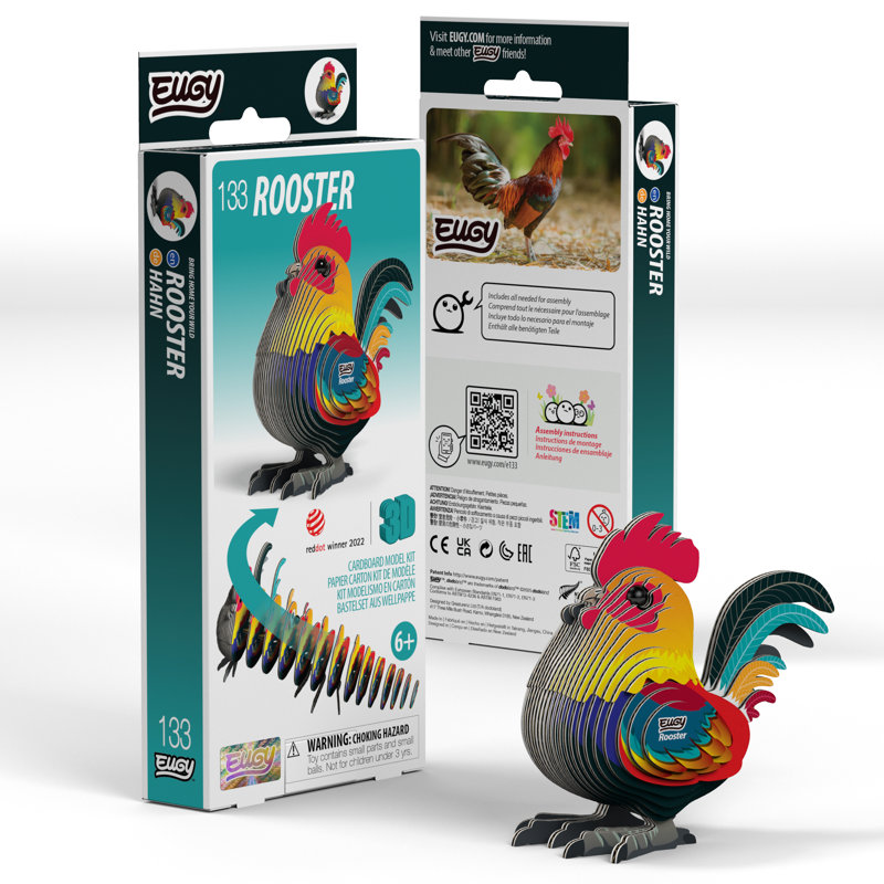 EUGY Rooster 3D