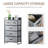 HOMCOM 5-Drawer Dresser