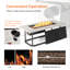 Thorn Rectangle Steel Propane Smokeless Fire Pit Table