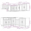 11 Piece Kitchen Cabinet Set