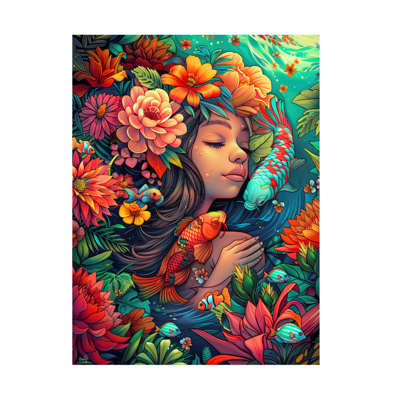 Art sur toile «ologia bololog »par Eden, H 19 po x l 14 po