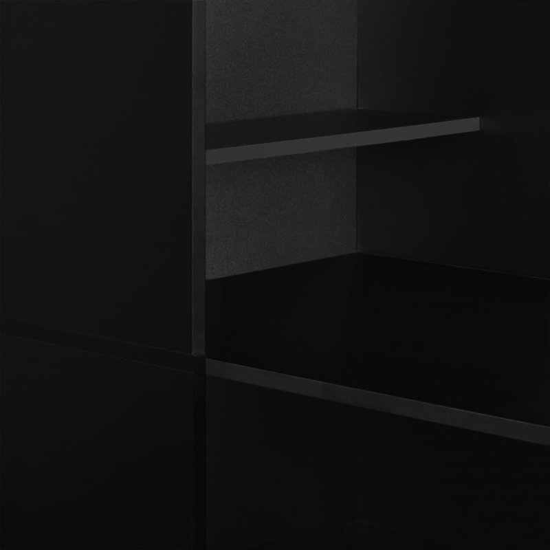 Dourdain Dining Table, Black, Black