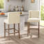 Soucy 67cm Bar Stool: Classic Button Back & Ergo Footrest-1963578049