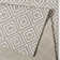 Flat Weave, Indoor & Outdoor Carpet, Living Room, Terrace, Balcony, Diamond Pattern - Grey