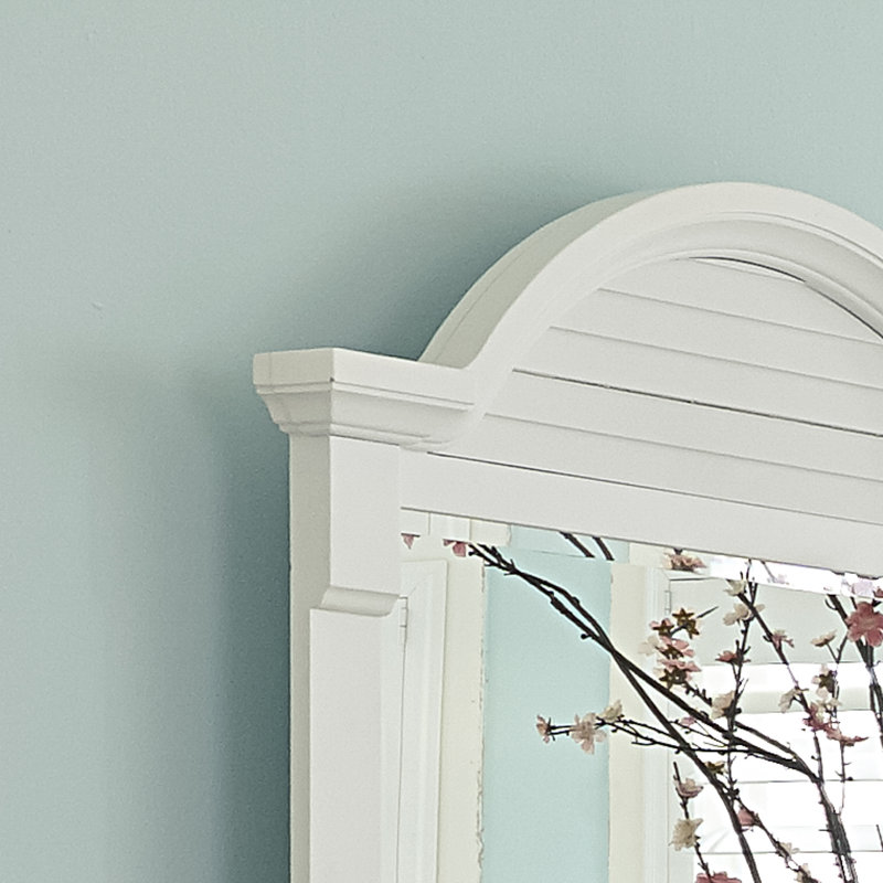Alvy Dresser & Mirror Set, White